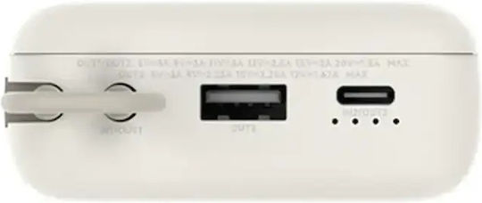 Xiaomi Integrated Cable Power Bank 20000mAh 33W Mit USB-A Und USB-C Anschluss Power Delivery / Quick Charge Beige