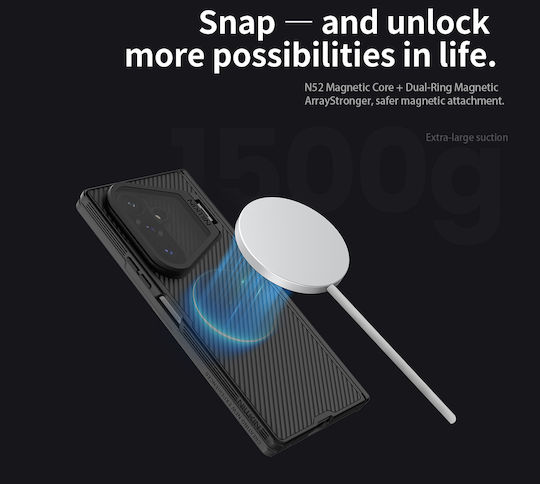Nillkin Camshield Prop Magnetic Back Cover Πλαστικό / Σιλικόνης Διάφανο (Galaxy Z Fold8 Ultra)
