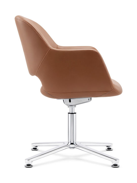 Visitor Chair In Brown Colour