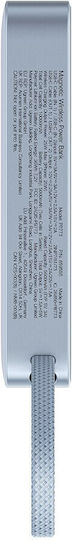 Ugreen PB773 MagSafe Qi2 Външна Батерия 10000mAh 25W Power Delivery / Бързо Зареждане / PPS Сива