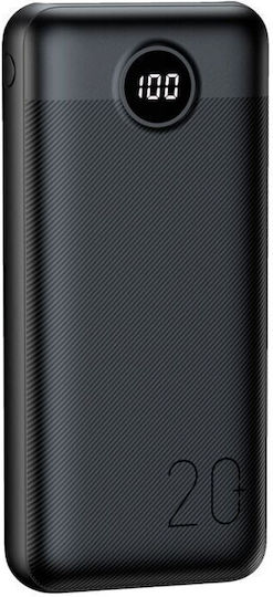 Veger L20S Външна батерия 20000mAh 20W с 2 USB-A порта и USB-C порт Power Delivery / Quick Charge Бяла