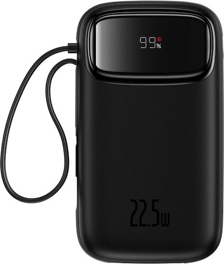 Baseus EnerFill FC31 Power Bank 20000mAh 22.5W with USB-A Port and USB-C Port Power Delivery / Quick Charge Black
