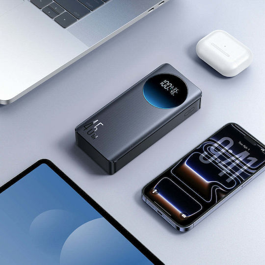 Joyroom JR-PBF02 Pro Power Bank 20000mAh 45W mit 2 USB-A Ausgangsanschlüsse und 2 USB-C Ausgangsanschlüsse Power Delivery / Schnellladung Schwarz