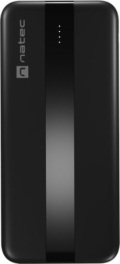 Natec Trevi Slim Q V2 Baterie Externă 10000mAh 18W Cu 2 Porturi De Ieșire USB-A Și 2 Porturi De Ieșire USB-C Power Delivery Încărcare Rapidă Neagră