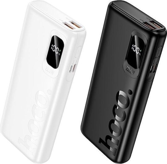 Hoco J158 Pro Power Bank 10000mAh 22.5W With 2 USB-A Output Ports And USB-C Output Port Power Delivery Quick Charge Black