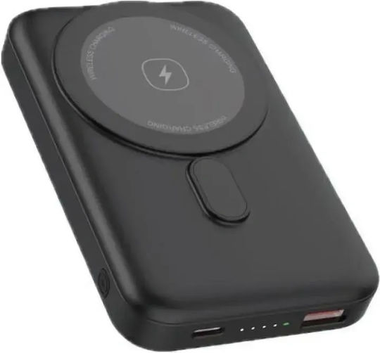 Platinet Външна батерия MagSafe 10000mAh 20W с USB-A порт и USB-C порт Power Delivery / Quick Charge Черна