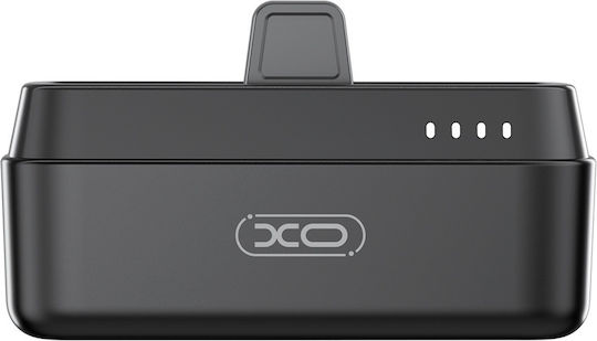 XO PR244 Lightning Power Bank 5000mAh 20W με Θύρα USB-C Quick Charge Μαύρο