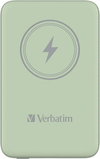 Verbatim Charge n Go MagSafe Външна Батерия 10000mAh с USB-C Изходен Порт Power Delivery Зелен