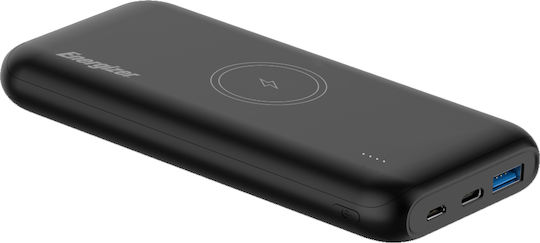 Energizer Powerbank QE10000 10000mAh 15W με 3 Θύρες USB-A Power Delivery / Quick Charge Μαύρο