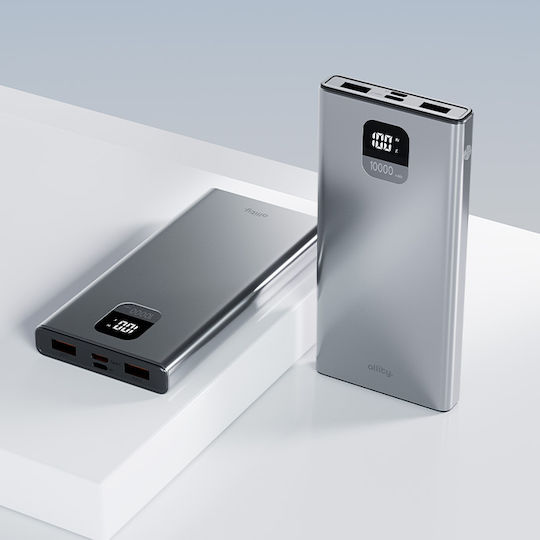 Allity APB-100 Power Bank 20000mAh 22.5W with 2 USB-A Output Ports and 2 USB-C Output Ports Grey
