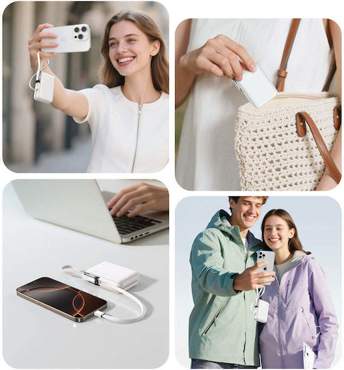 Joyroom JR-PBF27 Pro Power Bank 10000mAh 30W Power Delivery Weiß