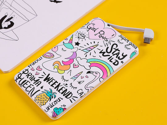 I-Total Power Bank 4000mAh cu Port USB-A Unicorn