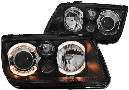 Depo Предни Фарове Ангелски Очи Volkswagen Bora 98-05 2 Бройки