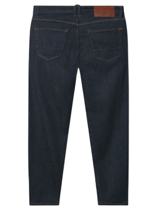 Herren Jeanshose Elastisch Loose Gerade Passform Blau