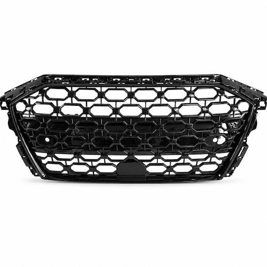 Front Mask Audi A3 8y 2020 Look Rs Without Base Emblem Black Glossy 1034240