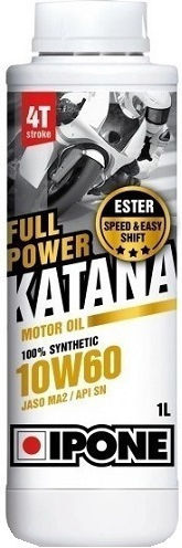 Ipone 10W-60 Synthetic Motorcycle Oil for Four-Stroke Engines 1lt