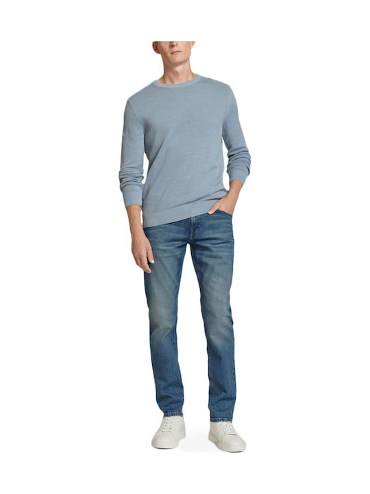 Ανδρικό Παντελόνι Τζιν Relaxed Tapered Fit Μπλε Μεσαίο
