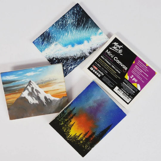 Mont Marte Mini Canvas 8x10cm 2pcs/set
