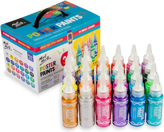 Mont Marte Tempera Paint 24 Pcs X 60ml