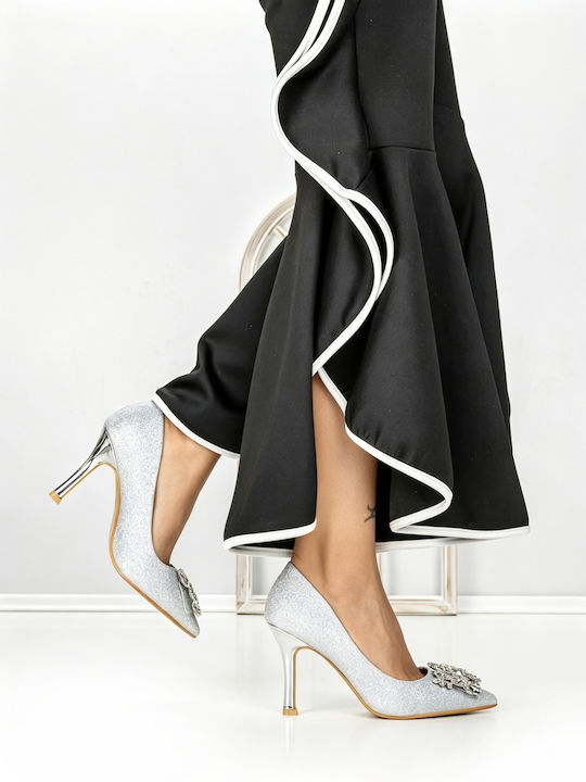 Heels with High Heel Silver