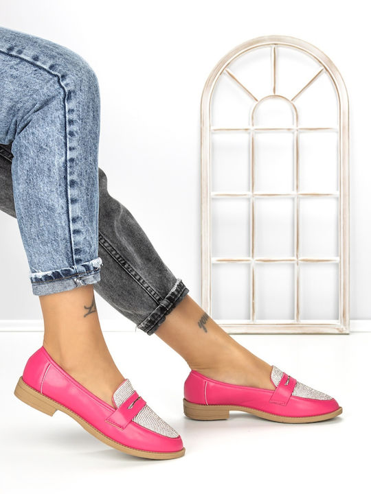 Mocasini Dama În Culoare Fuchsia
