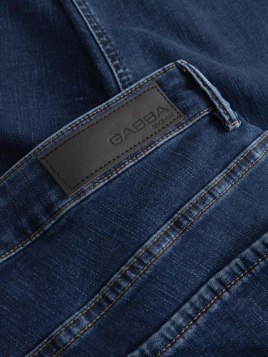 Dhera Ανδρικό Παντελόνι Τζιν Ελαστικό Slim Fit Μπλε