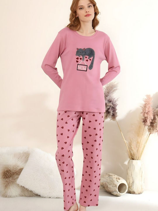 Boyraz Winters Damen Pyjama-Set Rose Boyraz