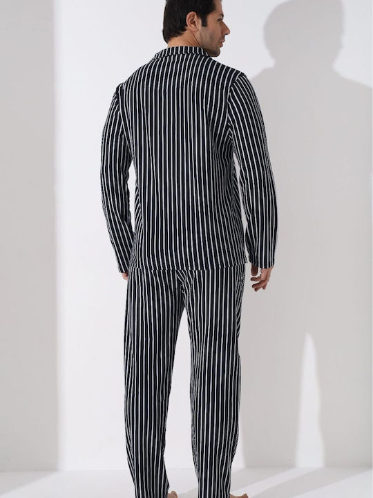 Boyraz Winter Herrenpyjama Mehrfarbig
