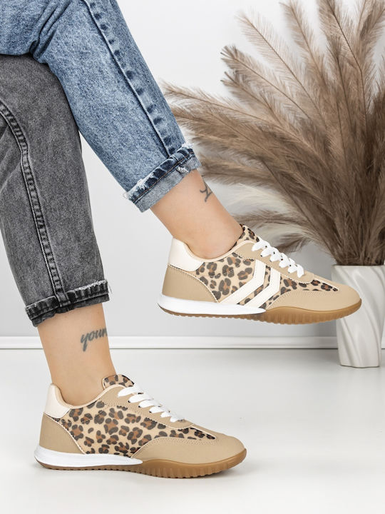 Adidași Flatforms Pentru Femei Leopard
