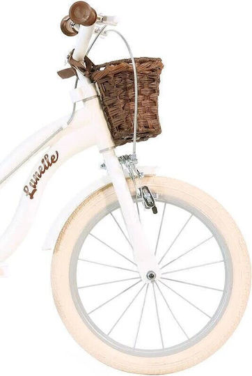 Dino Bikes 16" Kinderfahrrad Stadt Weiß