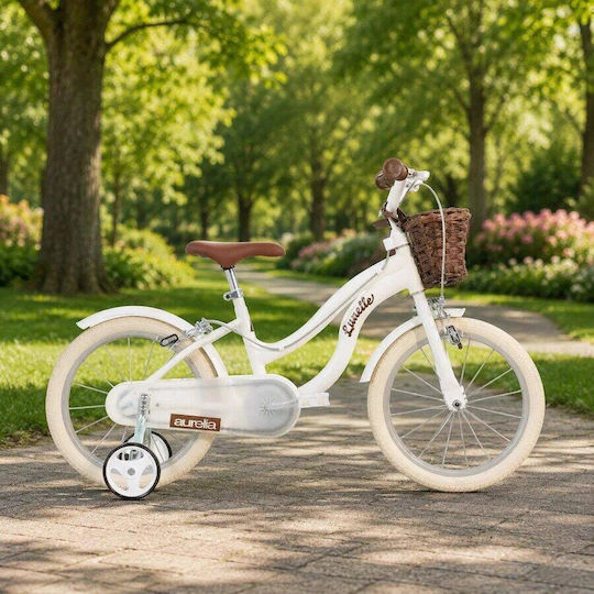 Dino Bikes 16" Kinderfahrrad Stadt Weiß