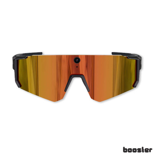 Booster Ochelari de Ciclism cu Ramă Albastră și Lentile Colorate