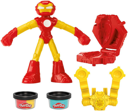 Hasbro Play-Doh Iron Man Marvel Verpackung Modellierknete mit 2 Farben für 3+ Alter