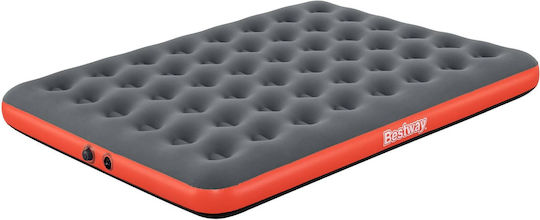 Bestway Bestway Doppel-Luftmatratze mit Integrierter Handpumpe 203x152x22cm Grau