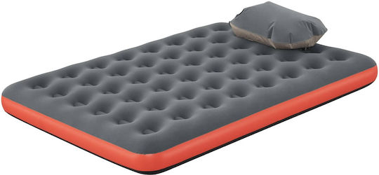 Bestway Bestway Doppel-Luftmatratze mit Integrierter Handpumpe 203x152x22cm Grau