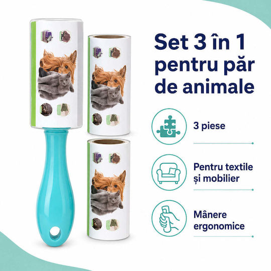 Role Pentru Păr În Culoare Albă 3 Bucăți