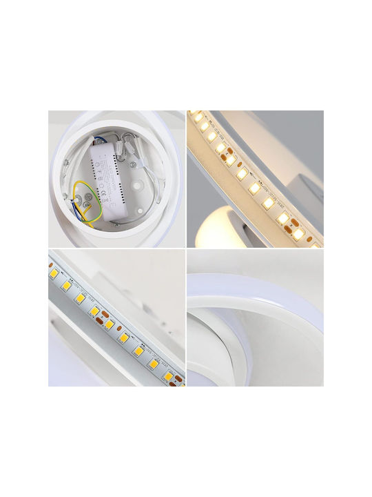 Led Chandelier 3 Functions Light Cold Warm Neutral