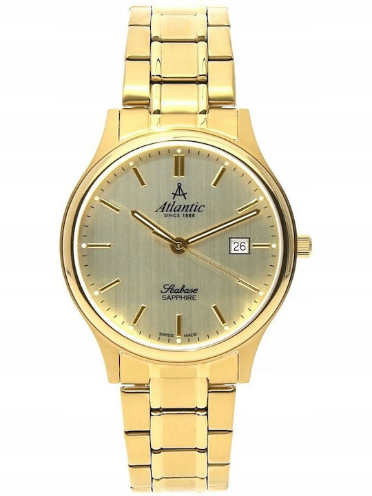 Men's Watch 40mm Battery with Silver Stainless Steel Bracelet