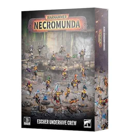 Warhammer Necromunda Skirmish Escher Underhive Crew 301-71