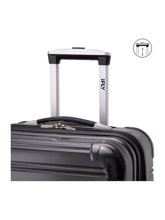 iFly Reisekoffer Kabinen Schwarz Höhe 55cm