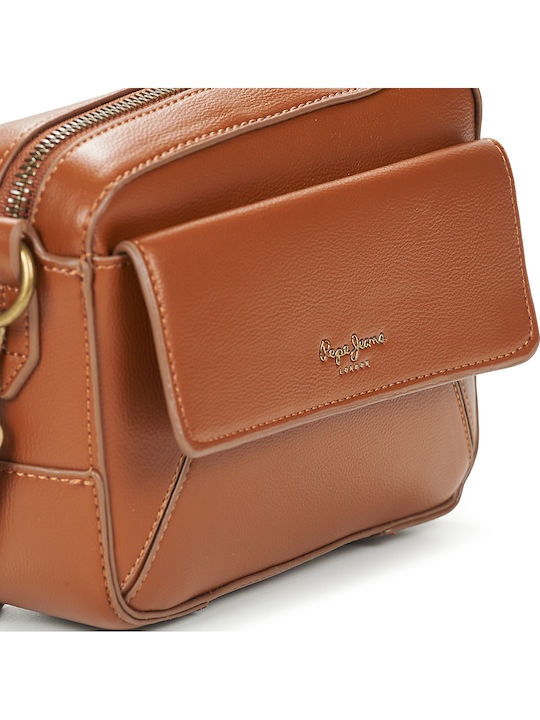 Alma Hexia Damen Schultertasche Braun