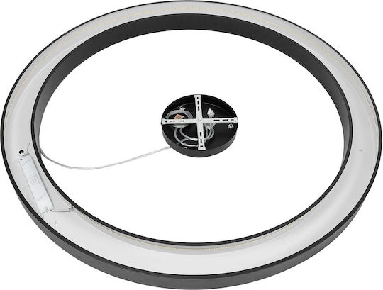 kelvo White LED Ceiling Light With Warm To Cool White Light 120x120cm