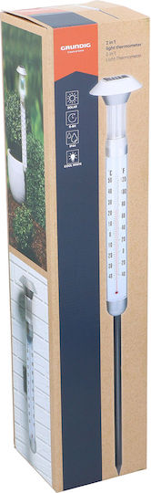 Grundig Spiked Solar Flowerpot Light Cold White with Photocell IP44 13x13x97.7cm
