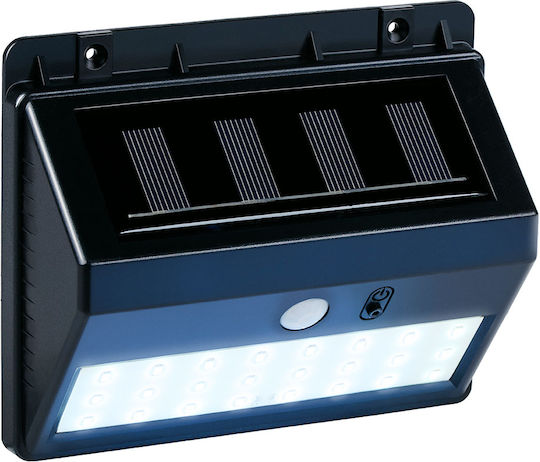 Grundig Wall Mounted Solar Light Cold White with Motion Sensor and Photocell IP44 8x6x13cm