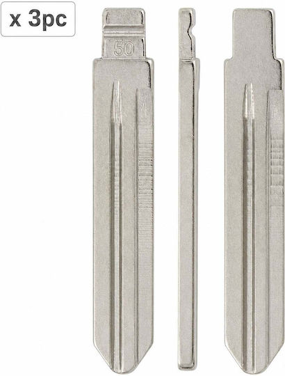 Set 3 Auto Key Blades 50# Hyn14/hy16 Hyundai Kia