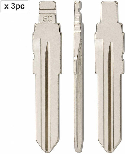 Set 3 Autoschlüssel Schutzhüllen 60# Gt15r Fiat Alfa Romeo