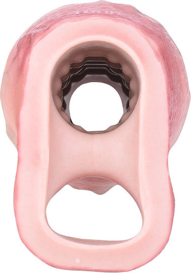 Textured Open Penis Sleeve 14.5cm
