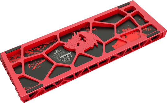 Redragon Venom K753 HE Gaming Mechanical Keyboard 60% with Magnetic Switches and RGB Lighting International English Red