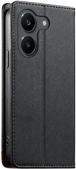 Xiaomi Poco X8 Pro 5g Case Dierfeng Leather Wallet Black