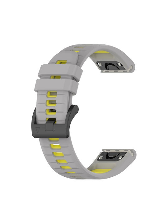 Curea Din Silicon Gri (Fenix 5S/5S Plus/6S/6S Pro/7S/7S Pro/8 (43mm)) Curea Din Silicon Gri (Fenix 5S/5S Plus/6S/6S Pro/7S/7S Pro/8 (43mm))